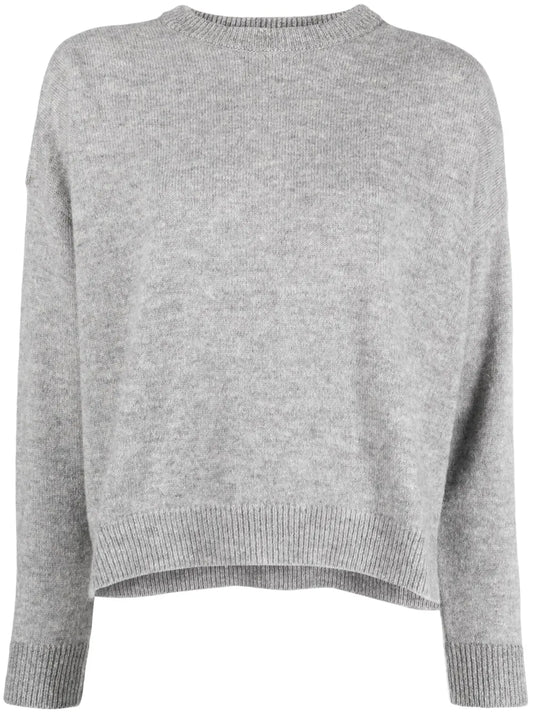 Intarsia-Knit Crew-Neck Jumper