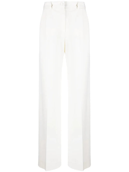 High-Waisted Straight-Leg Trousers