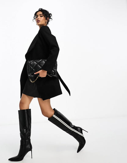 Waterfall Belted Coat