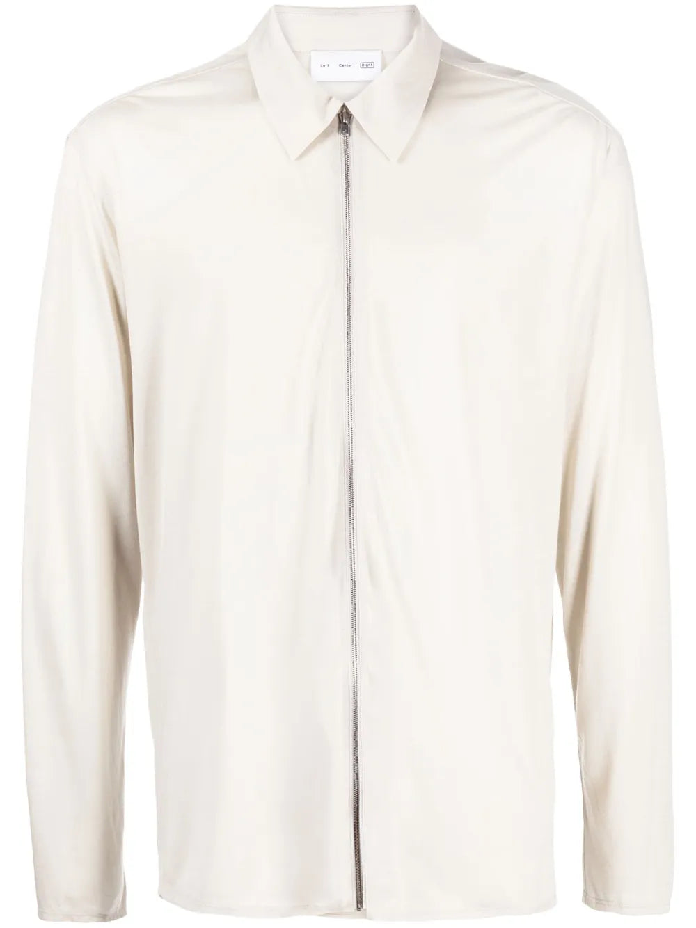 Zip-Up Lyocell Shirt
