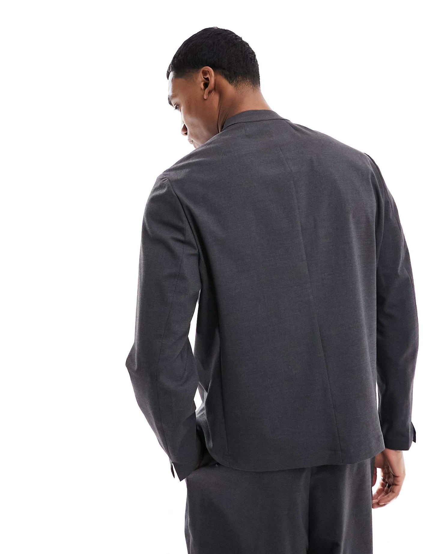 Long Sleeve Woven Suit Top