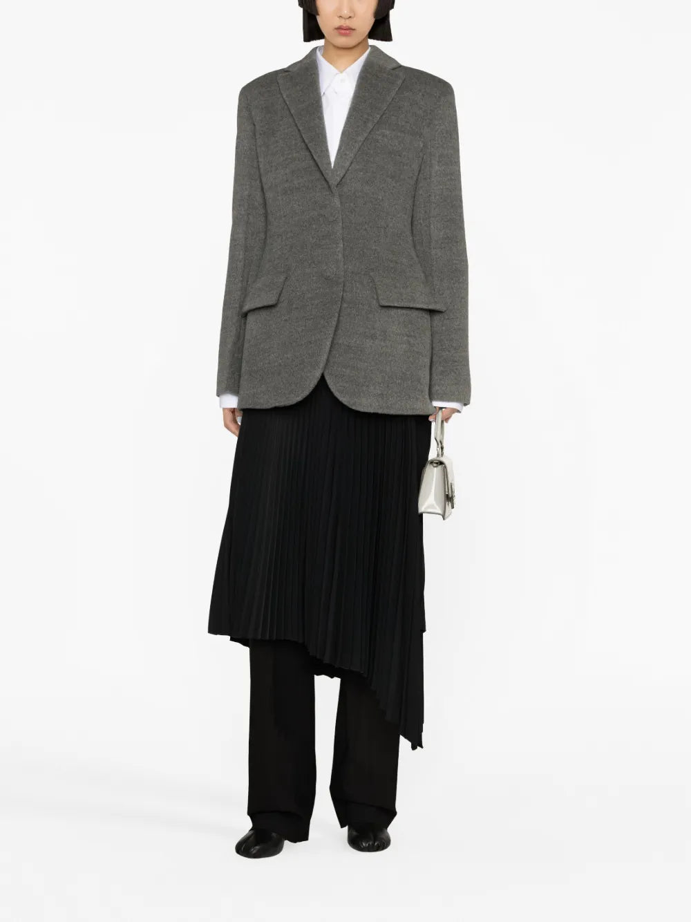 Single-Breasted Wool Blazer