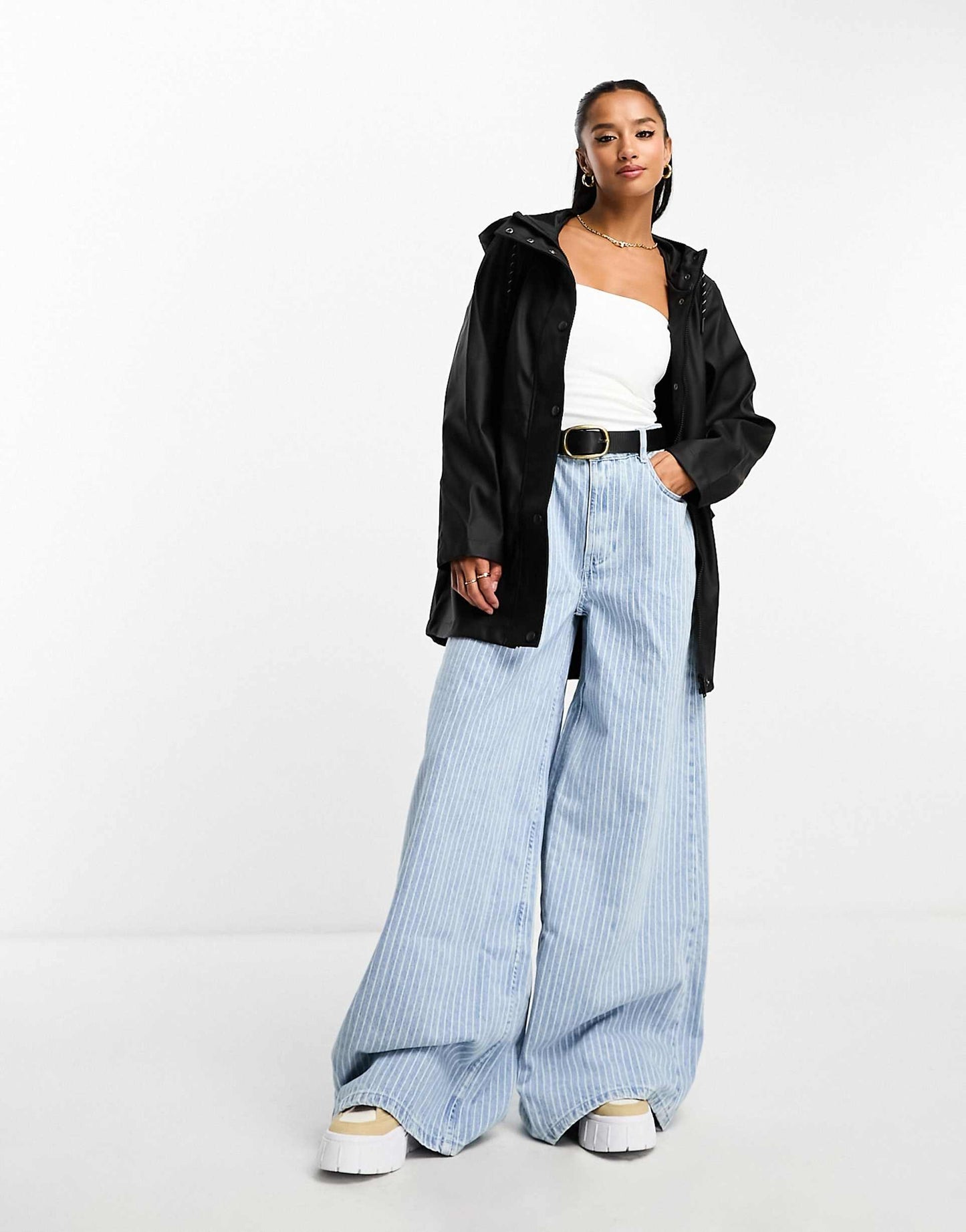 Petite Raincoat With Hood