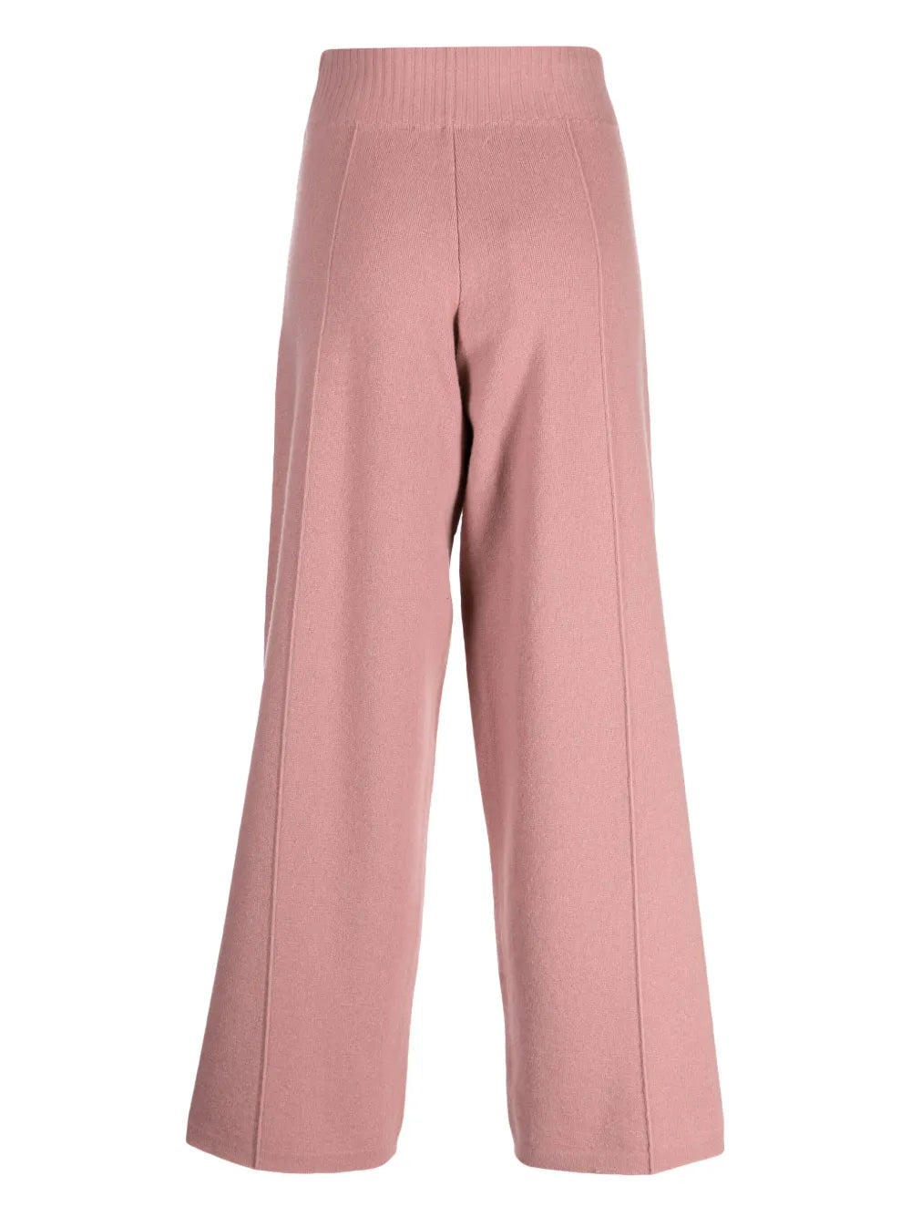 Seam-Detail Wide-Leg Trousers
