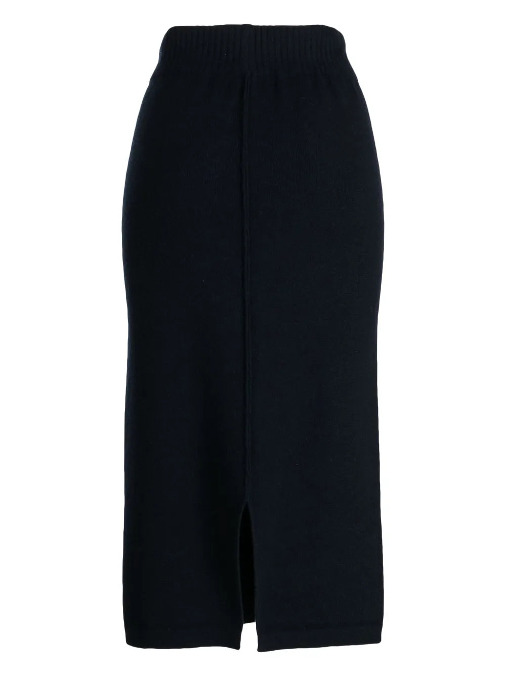 Elasticated-Waist Wool-Cashmere Blend Skirt