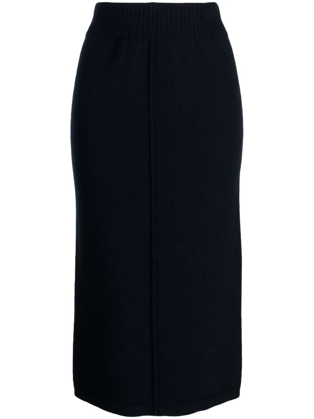 Elasticated-Waist Wool-Cashmere Blend Skirt