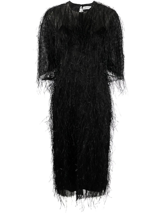Fringed Midi Dress