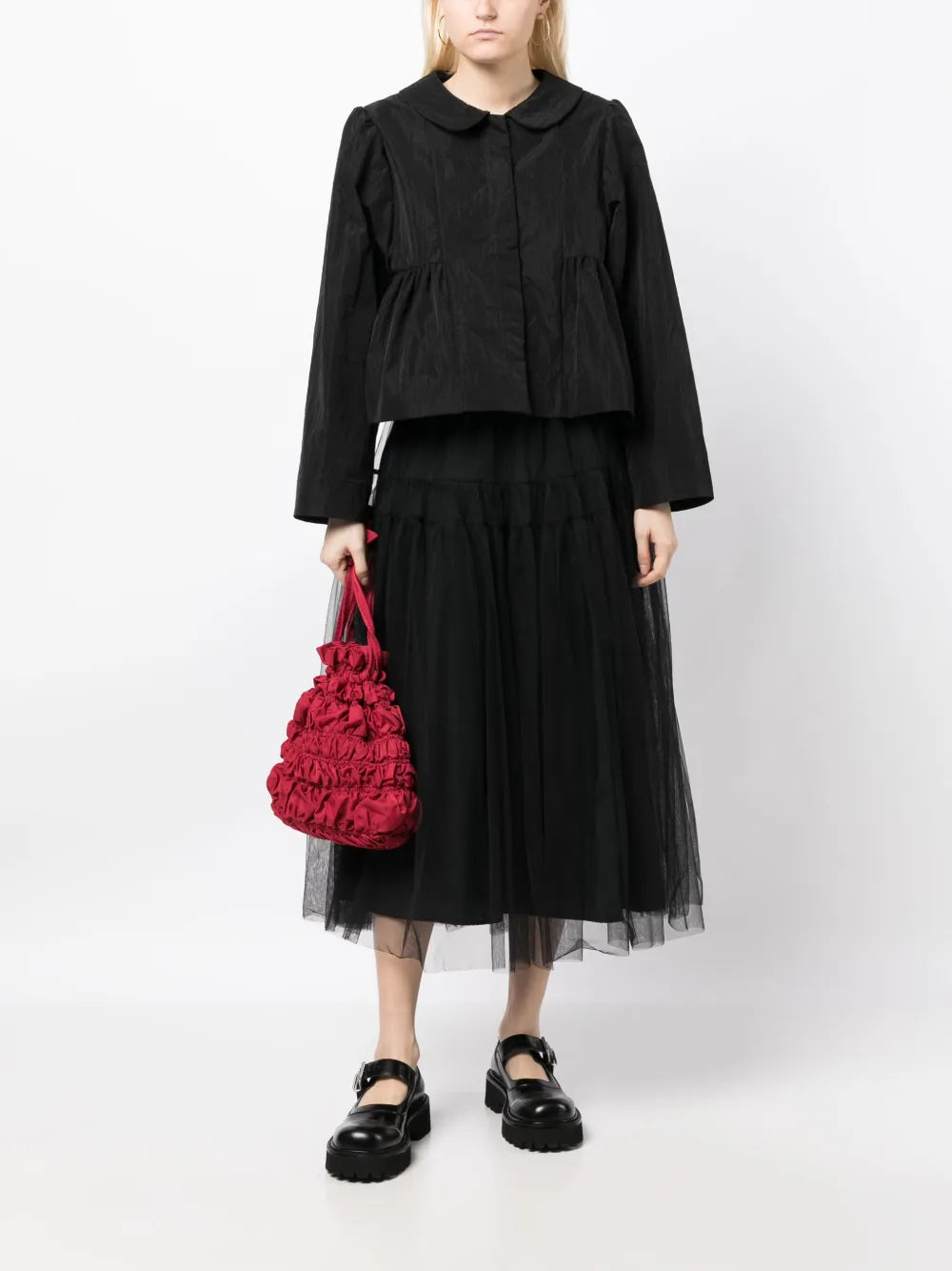 Tosca Cropped Peplum Jacket