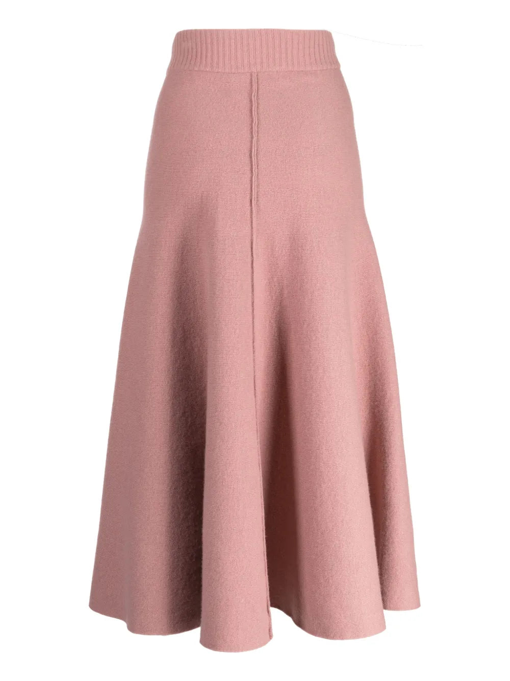Fine-Knit Midi Skirt