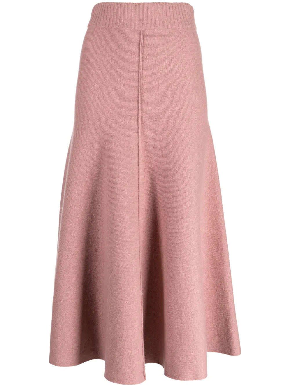 Fine-Knit Midi Skirt
