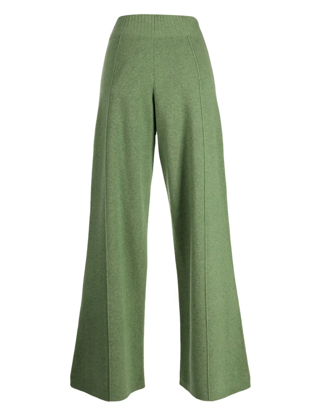 Elasticated-Waist Wool-Cashmere Blend Trousers