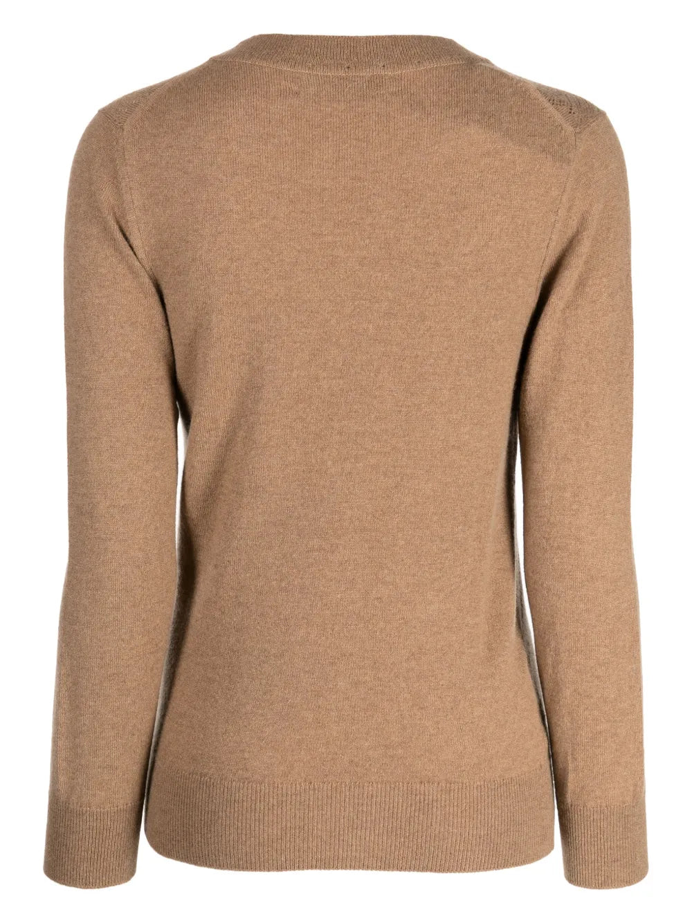 Pointelle-Argyle Knit Cashmere Jumper
