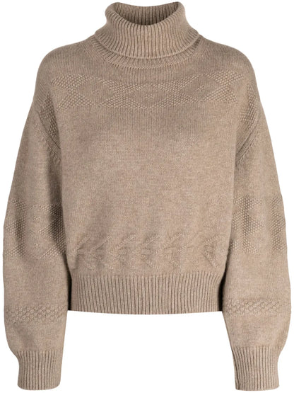 Roll-Neck Cashmere Jumper