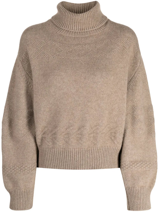 Roll-Neck Cashmere Jumper