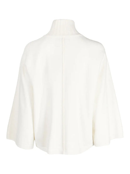 High-Neck Zip-Up Cardigan