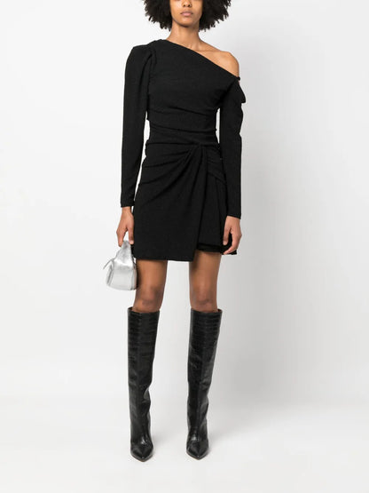 One-Shoulder Sparkle Dress