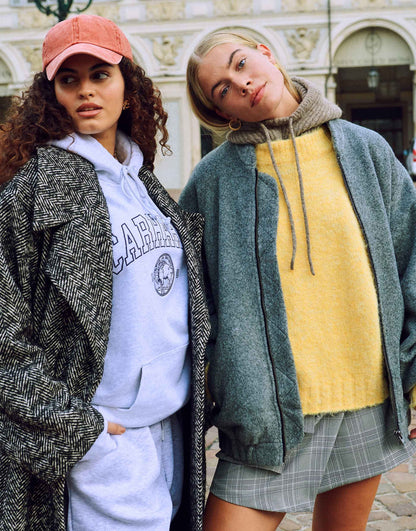 Brushed Bomber Jacket