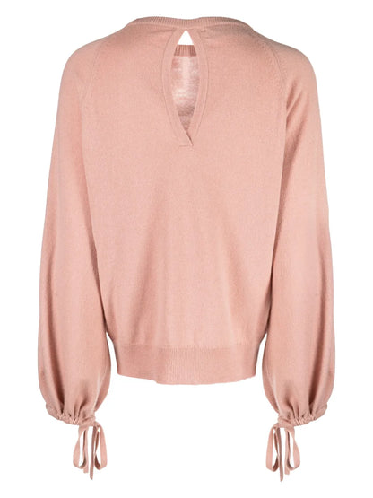 Keyhole-Detail Cashmere Jumper
