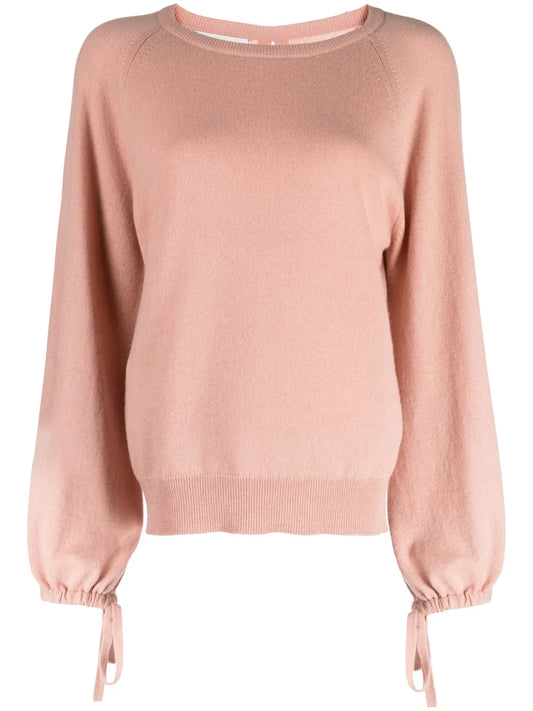 Keyhole-Detail Cashmere Jumper