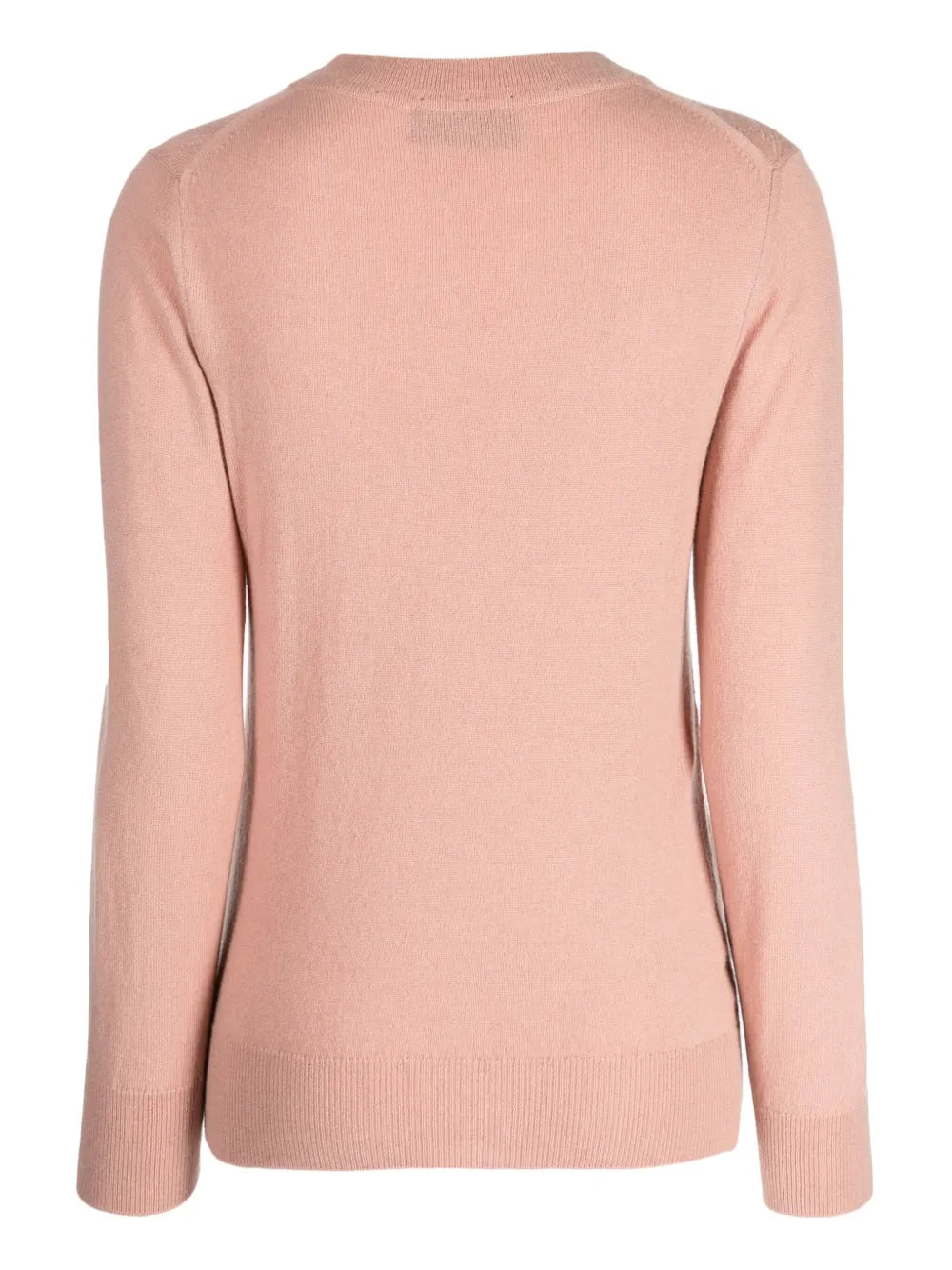 Pointelle-Argyle Knit Cashmere Jumper