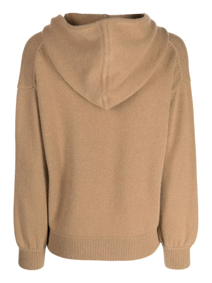 Wool-Blend Hooded Jumper
