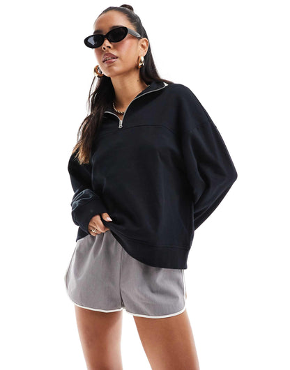 Half Zip Sweatshirt