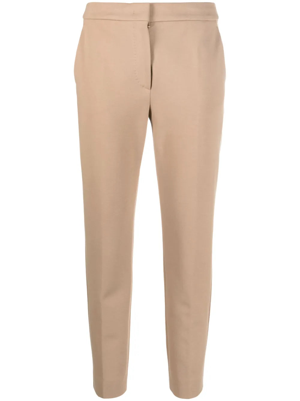 Mid-Rise Cropped Trousers