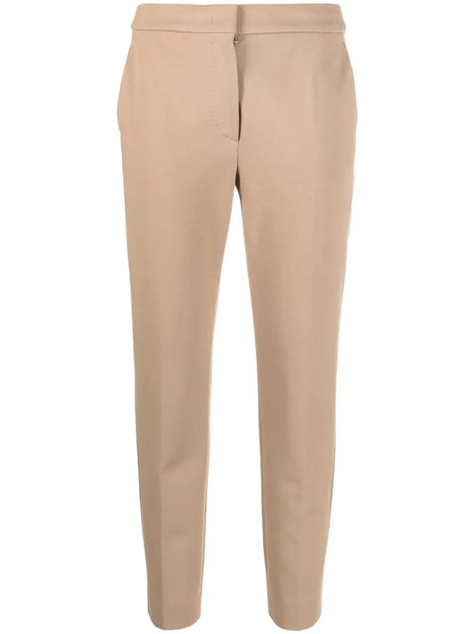 Mid-Rise Cropped Trousers