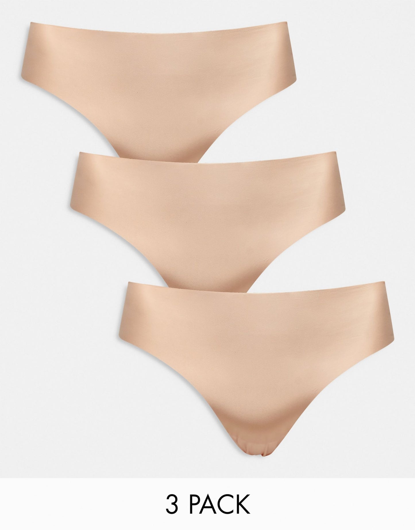 Curve 3 Pack No Vpl & Lace Thong