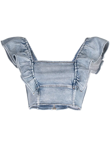 Denim Crop Top