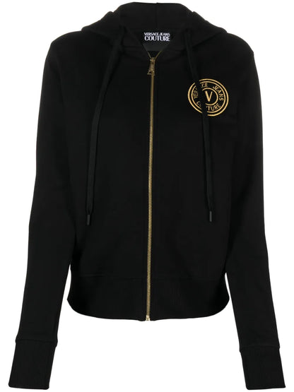 Logo-Embroidered Cotton Hoodie