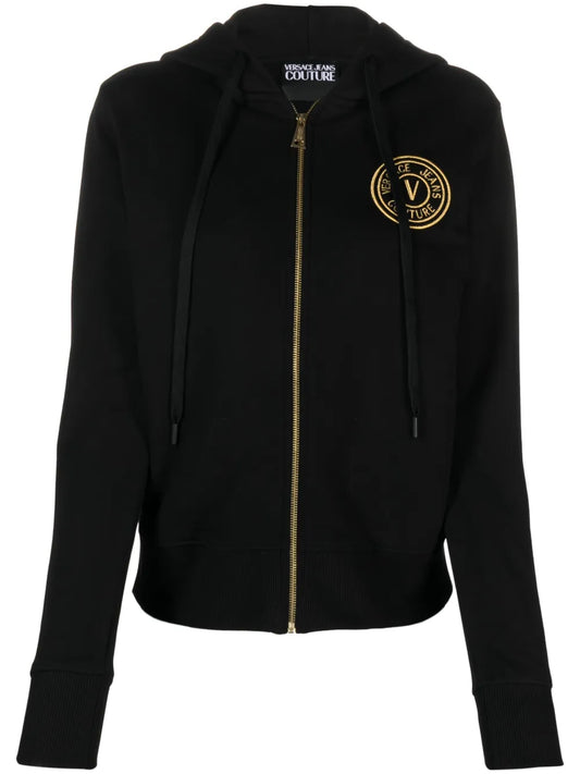 Logo-Embroidered Cotton Hoodie