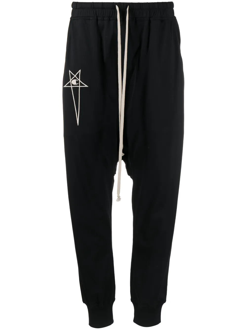 Logo-Embroidered Drop-Crotch Trousers