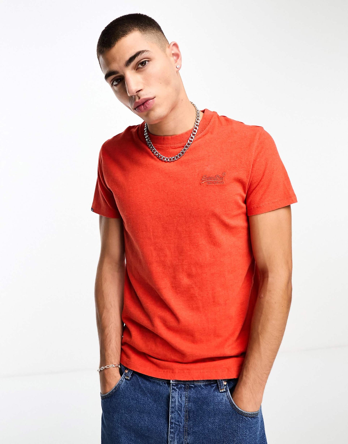 Vintage Embroidered Logo T-Shirt
