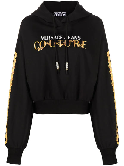 Logo Couture-Print Hoodie