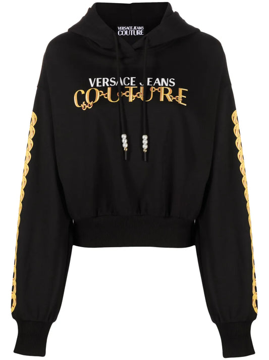 Logo Couture-Print Hoodie