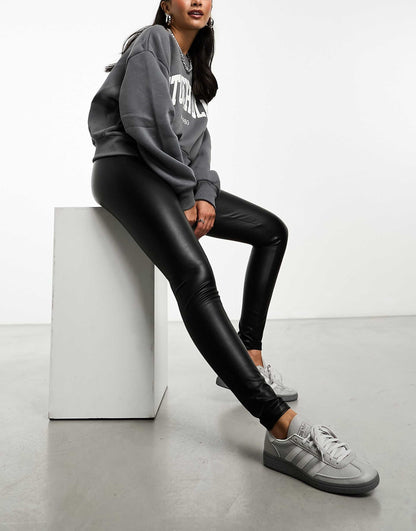 Leather Look Leggings
