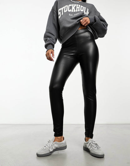 Leather Look Leggings