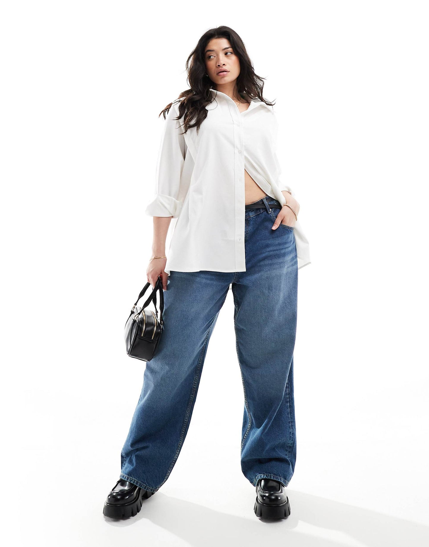 Curve  Baggy  Jeans