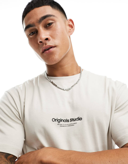 Oversized T-Shirt With Originals Print