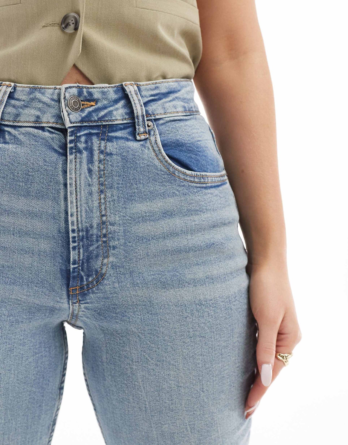 Hourglass Slim Fit Comfort Mom Jeans