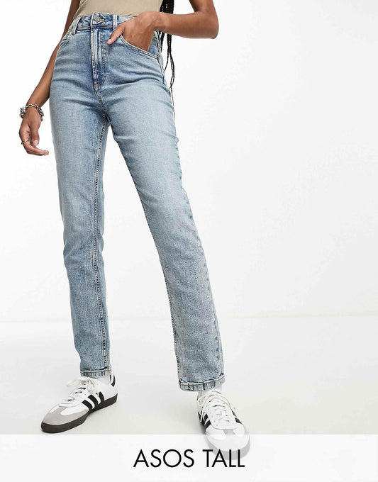 Tall Slim Fit Comfort Mom Jeans