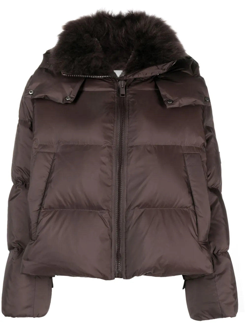 Hooded Quilted Down Jacket