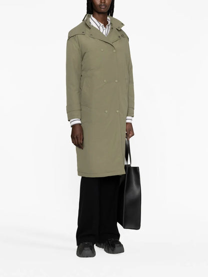 Hooded Padded Trench Coat