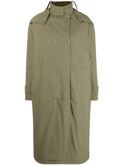 Hooded Padded Trench Coat