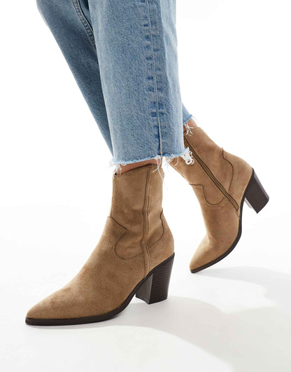 Rational Heeled Western Boots