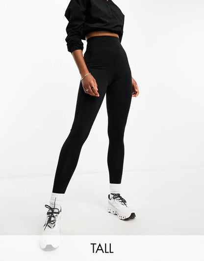 Tall Icon Running Tie Waist Gym Legging With Phone Pocket