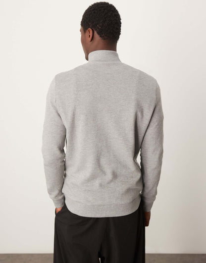 Essential Sweatshirt With Quarter Zip