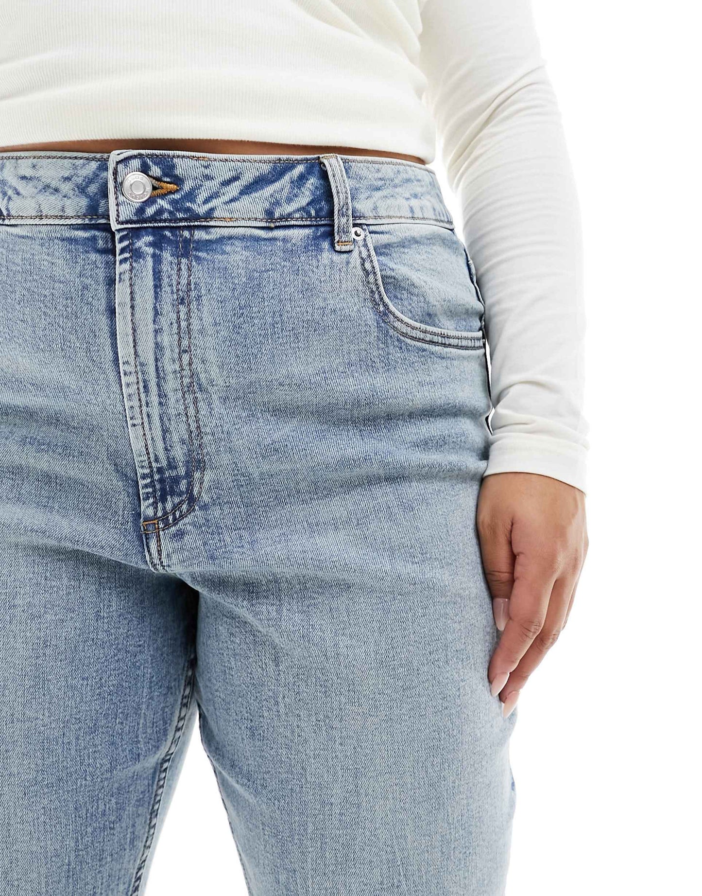 Curve Slim Fit Comfort Mom Jeans