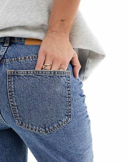 Maternity High Rise Relaxed Mom Jeans